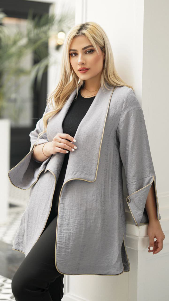 مانتو زنانه جلو باز در برند Eleganza